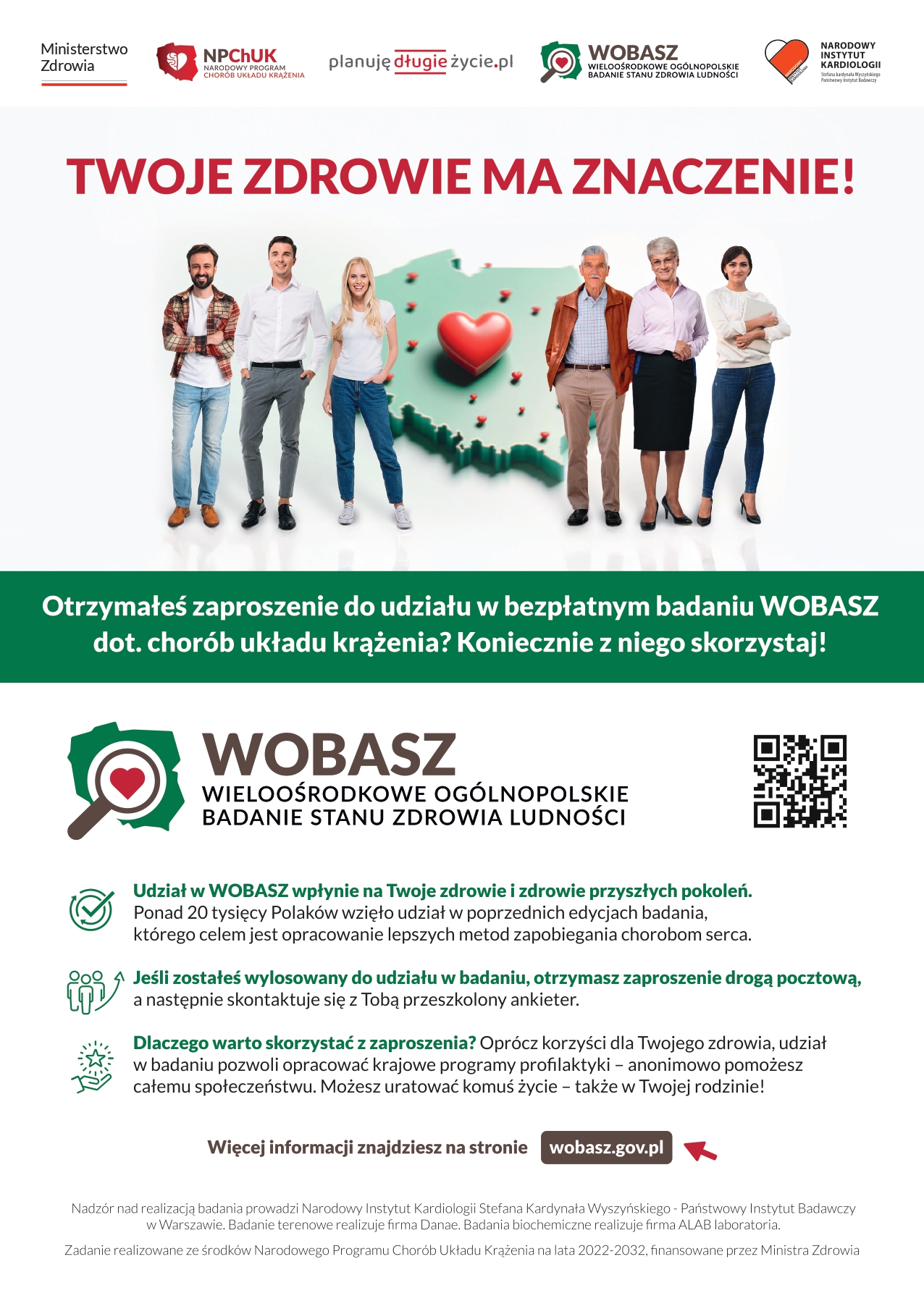 Plakat A3: Badanie WOBASZ
