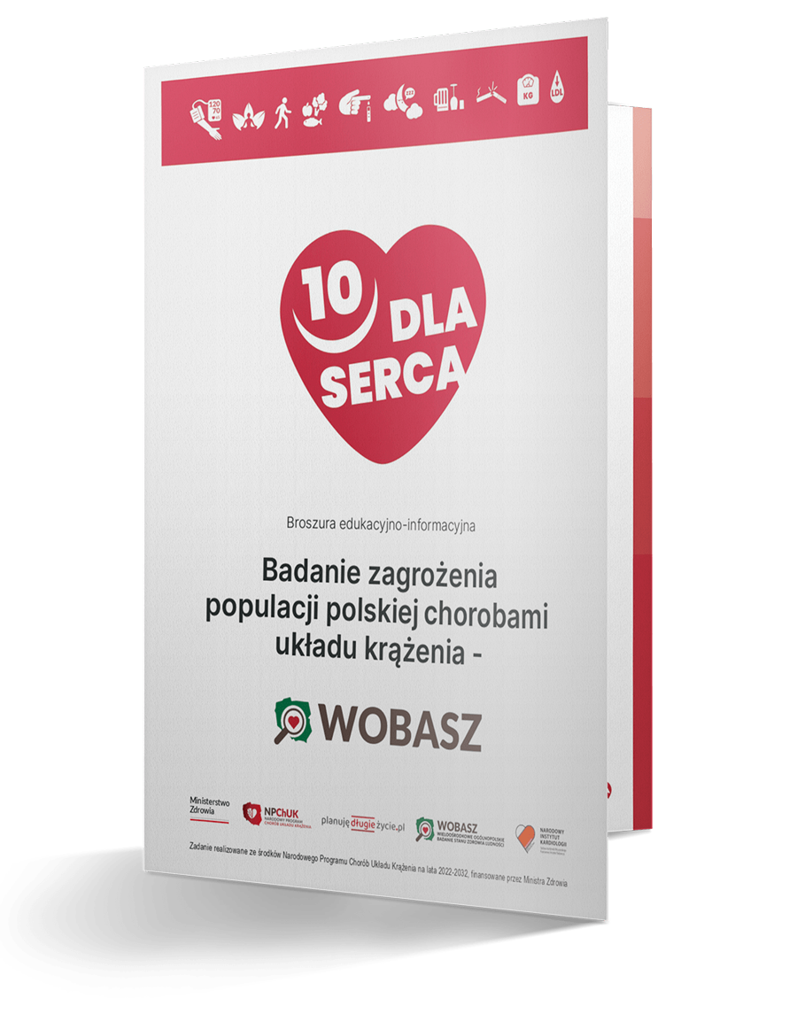 Okładka broszury edukacyjno-informacyjnej WOBASZ